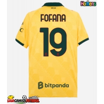 Camisa de Futebol AC Milan Youssouf Fofana #19 Equipamento Alternativo 2025-26 Manga Curta